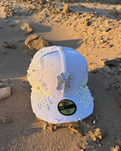 Floral Fitted Cap