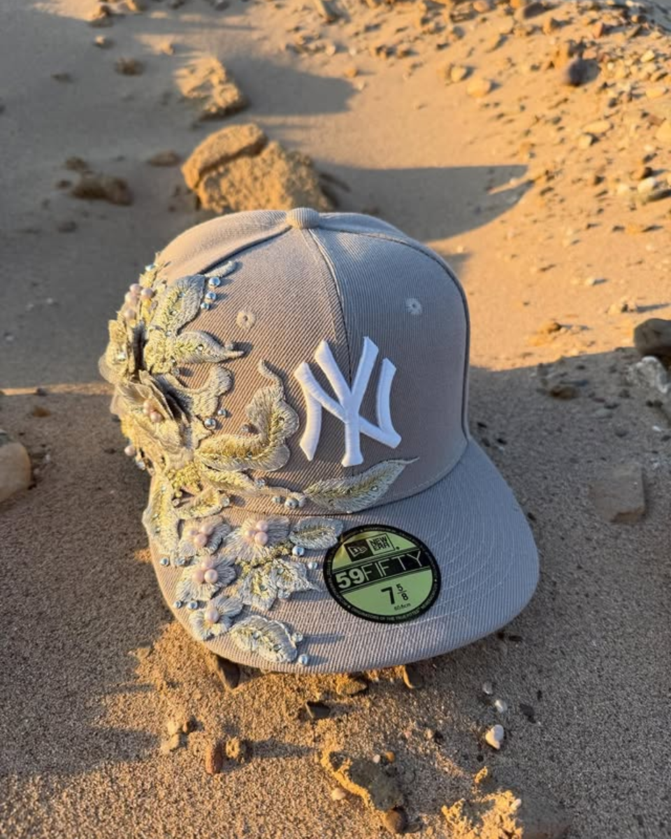 Floral Fitted Cap