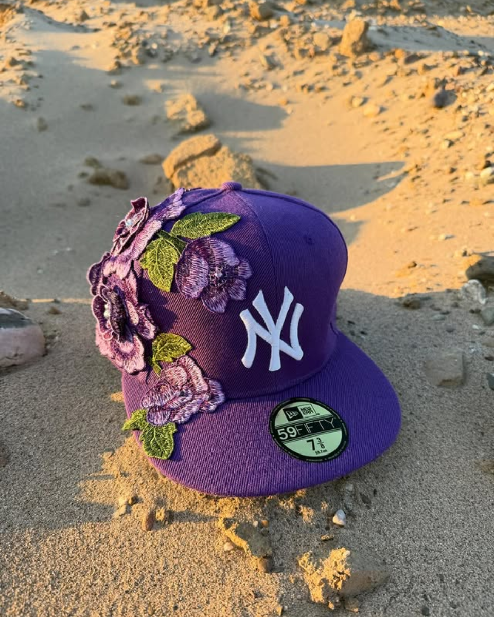 Floral Fitted Cap