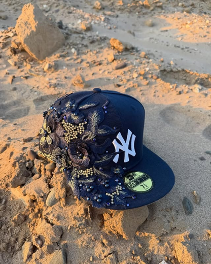Floral Fitted Cap