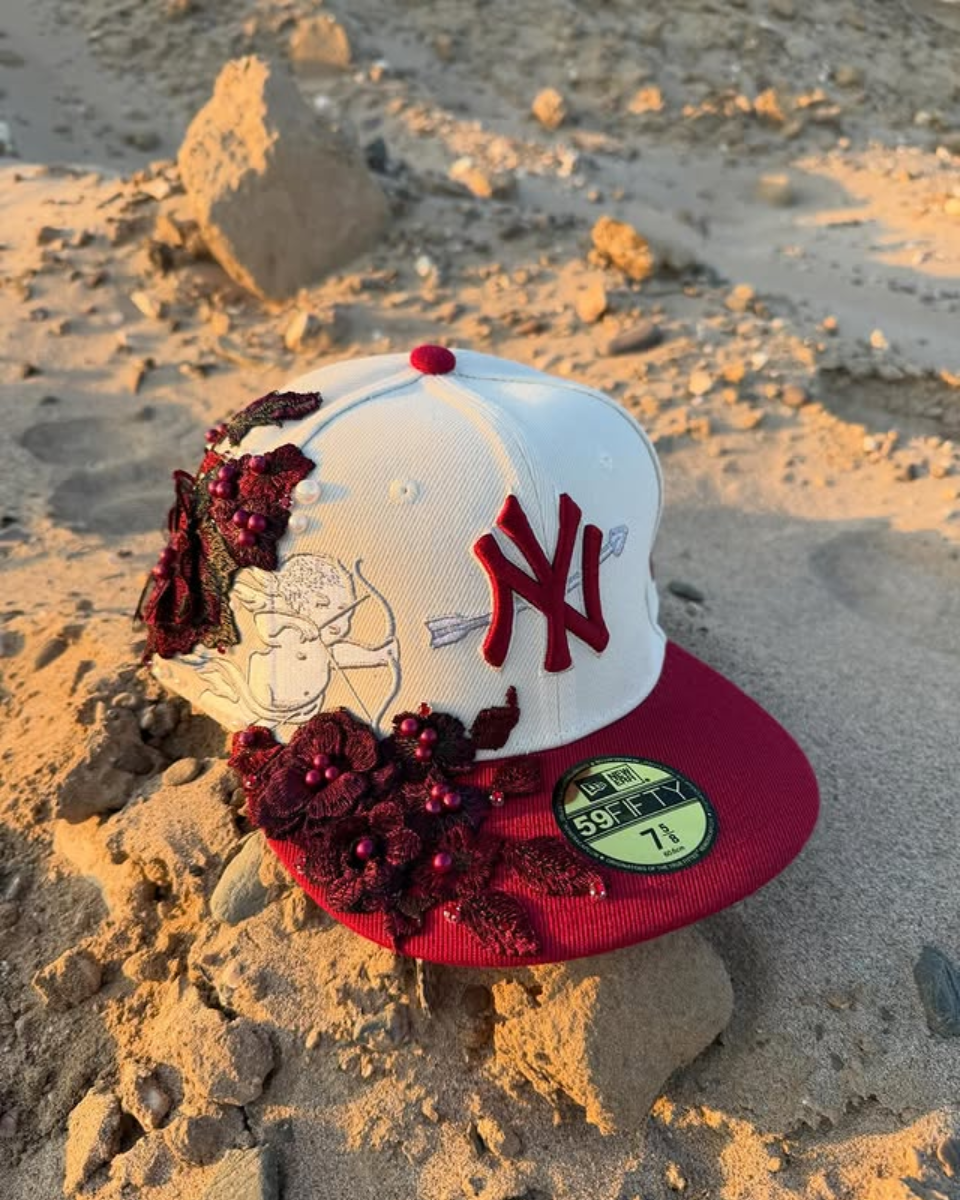 Floral Fitted Cap