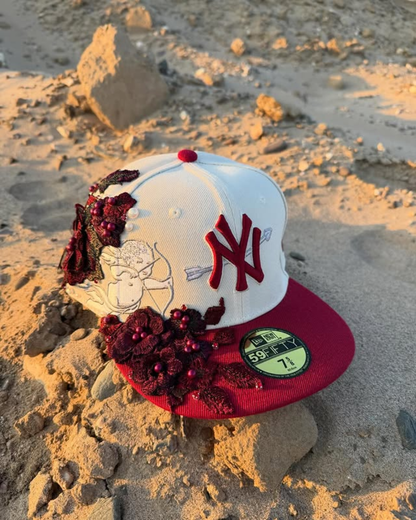 Floral Fitted Cap