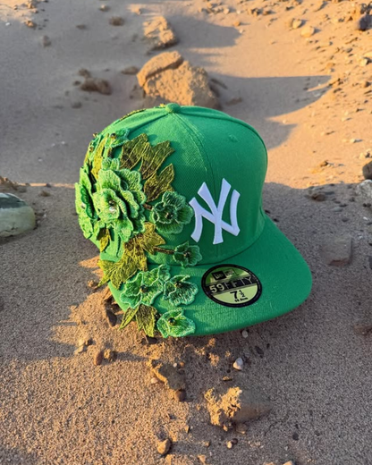 Floral Fitted Cap