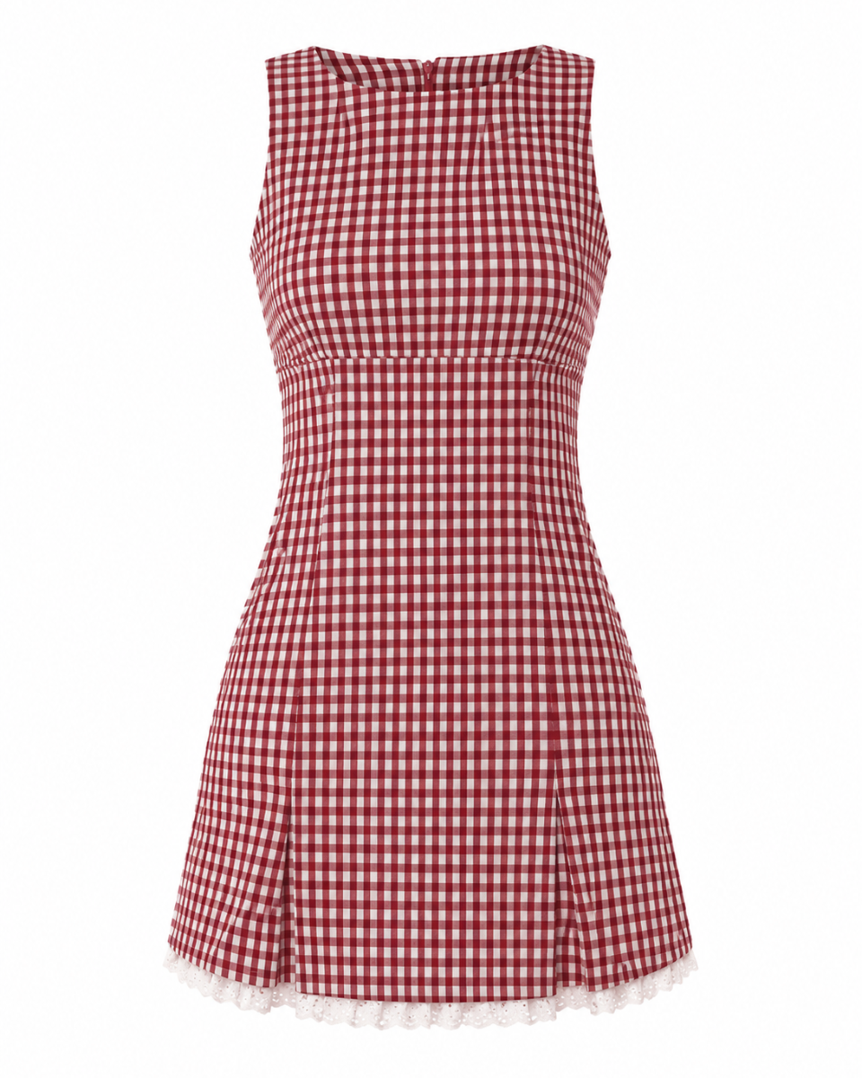 Gingham Mini Dress