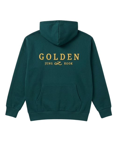 JUNGKOOK GOLDEN green hoodie