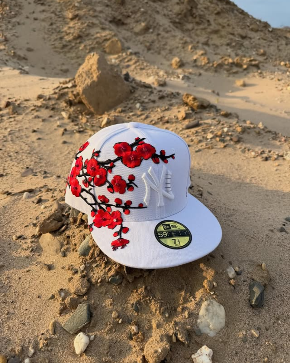 Floral Fitted Cap