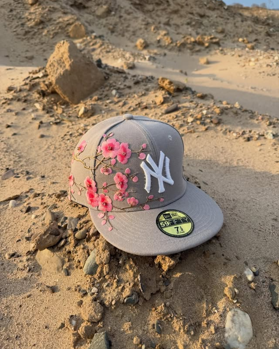 Floral Fitted Cap