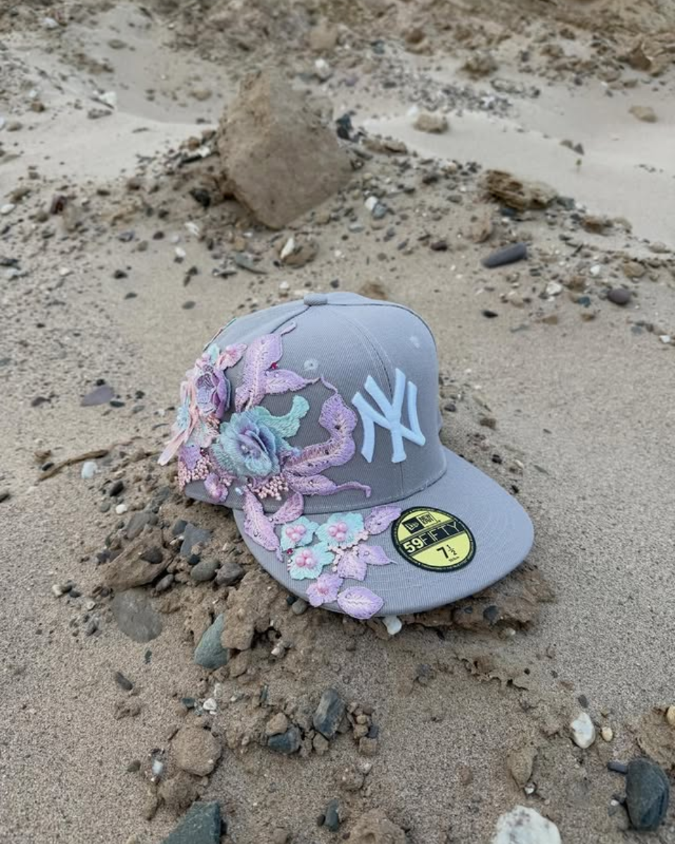 Floral Fitted Cap