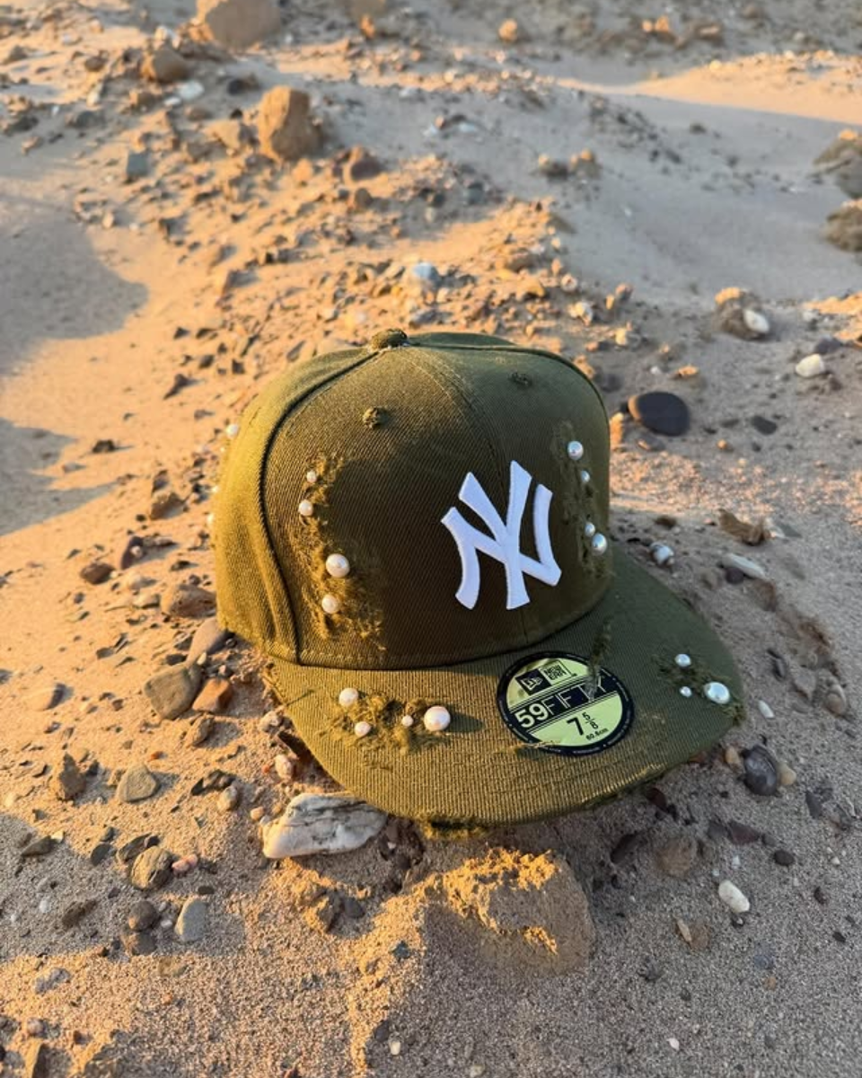 Floral Fitted Cap