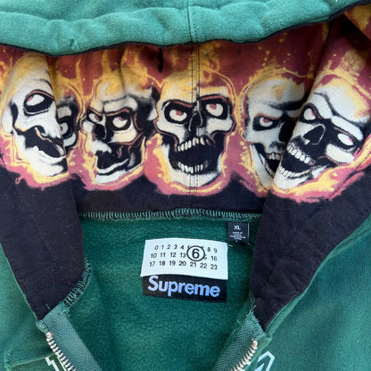 MM6 Graphic Zip Hoodie